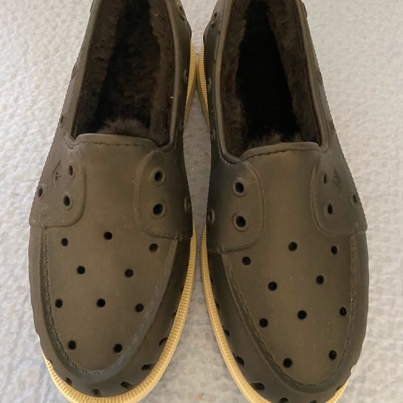 Sperry Women's Olive Loafers - Picture 1 of 7